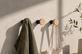 Wall Peg Oak & Aluminium · DS.01