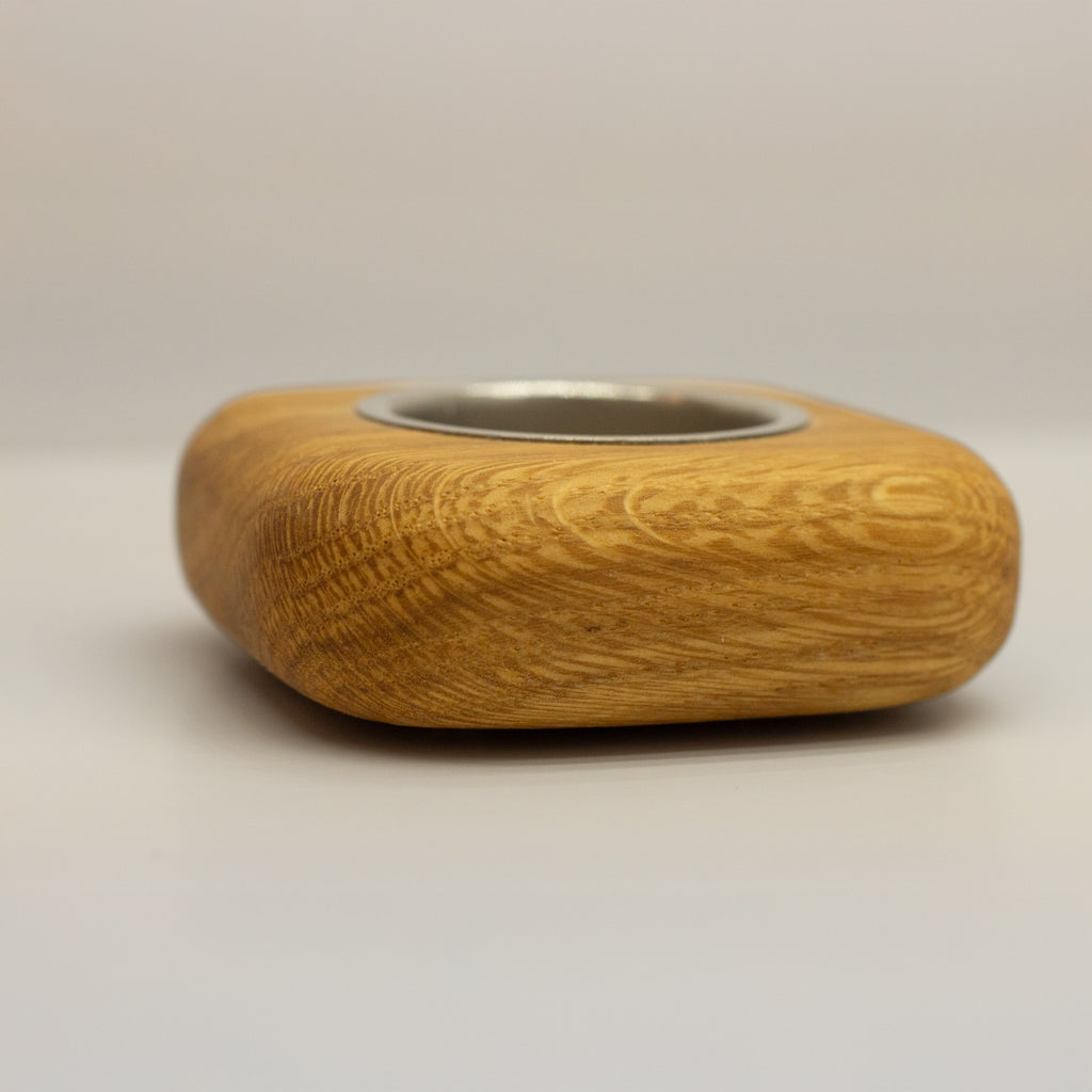 Oak Single Tea Light Holder
