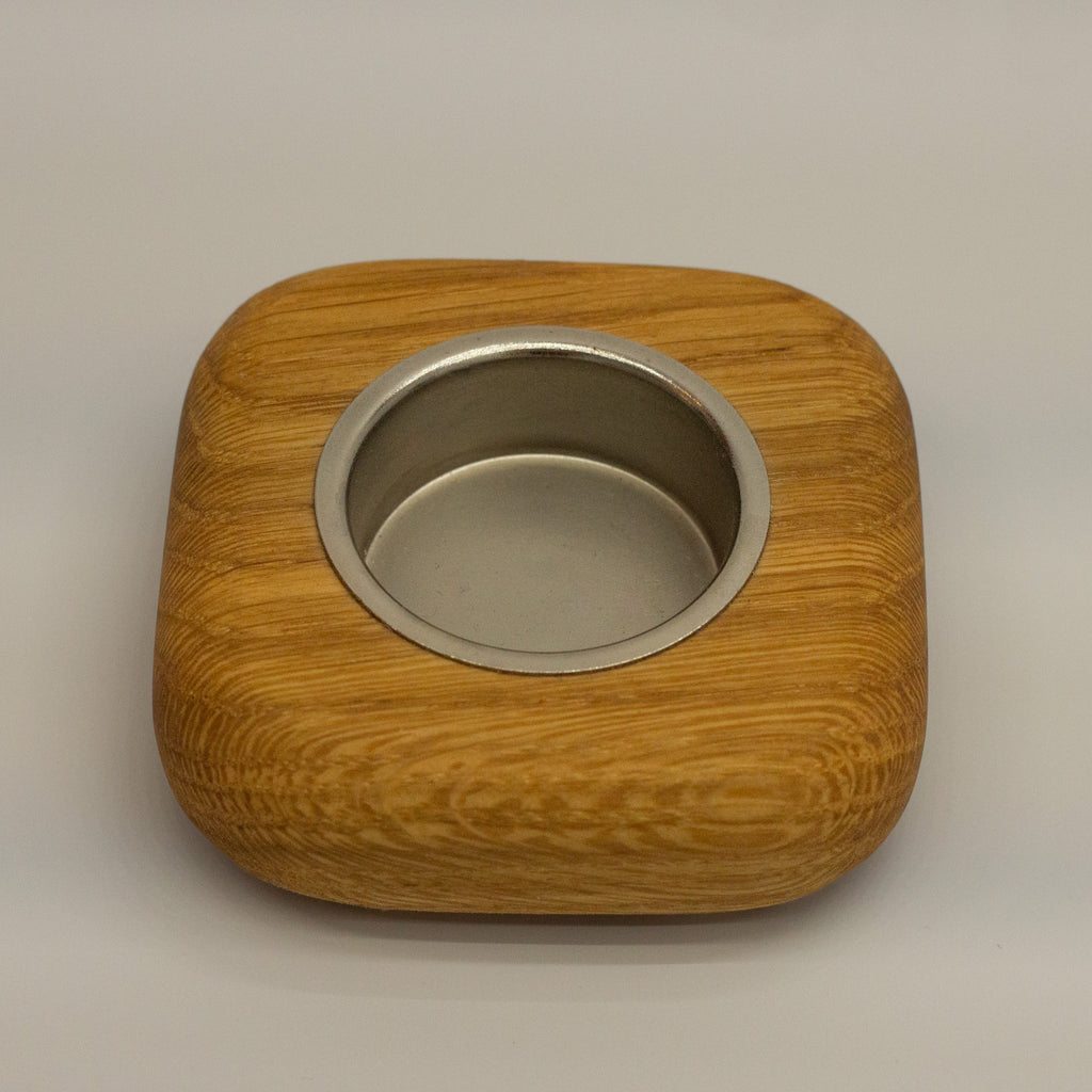 Oak Single Tea Light Holder