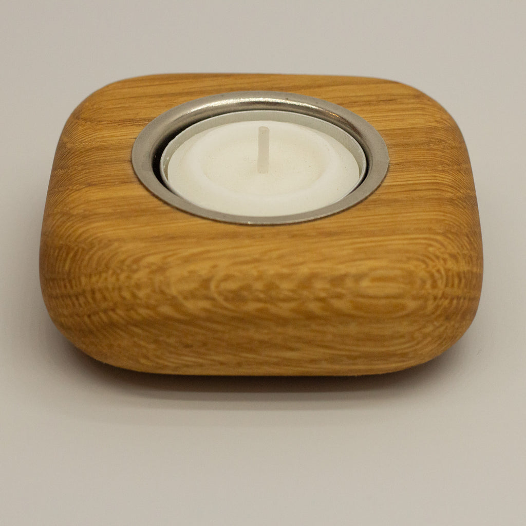 Oak Single Tea Light Holder