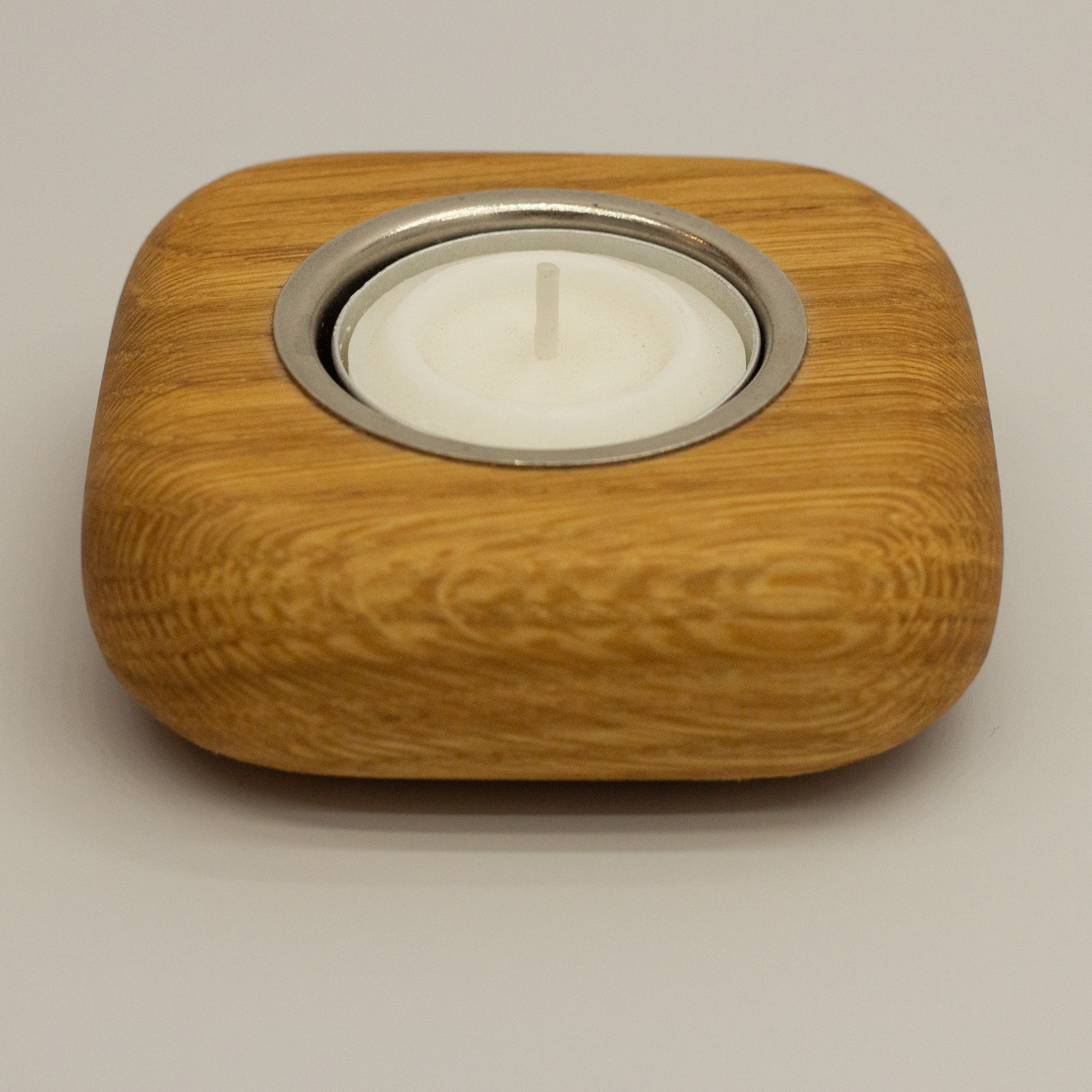 Oak Single Tea Light Holder